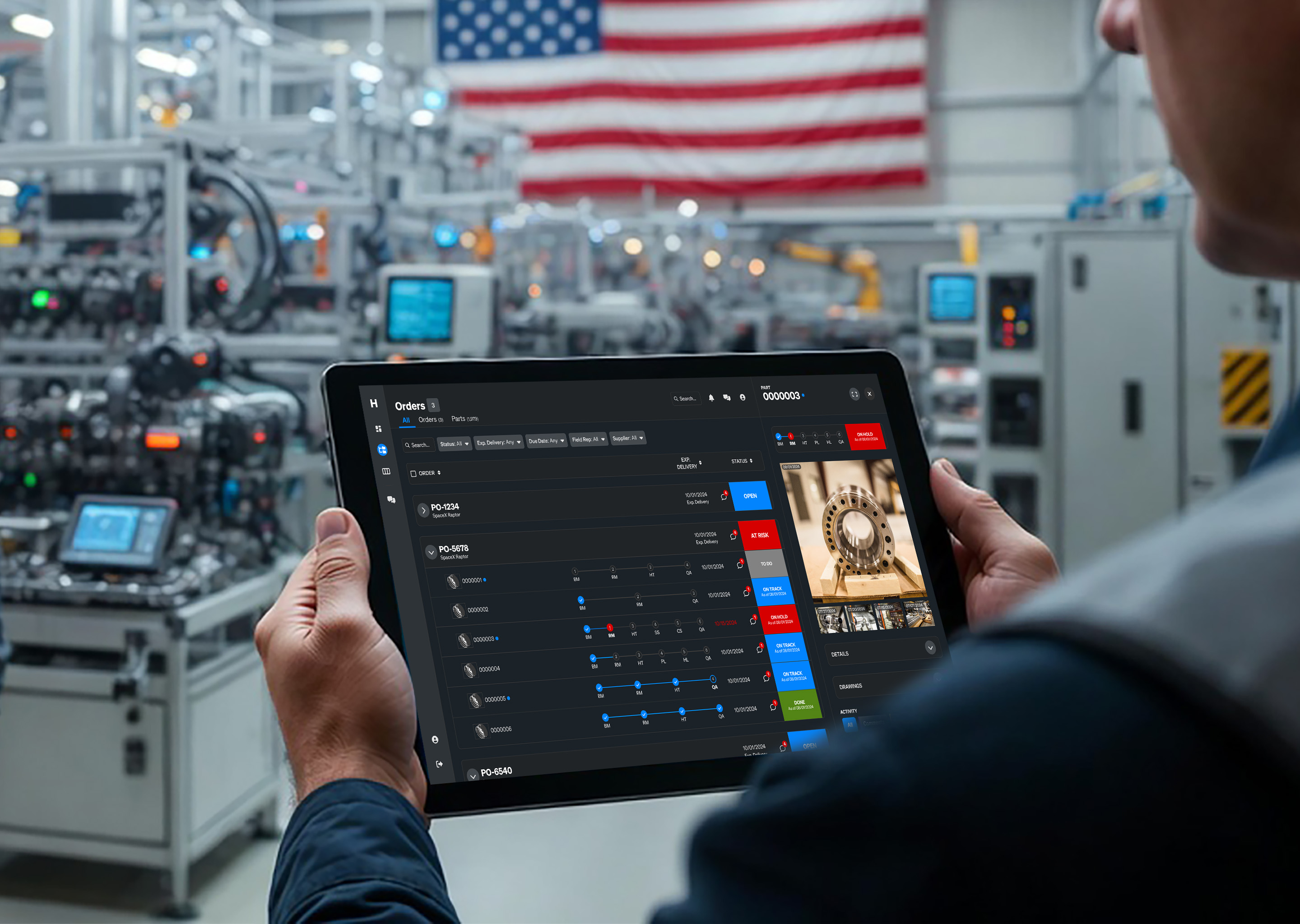 Datum operator experience for automated factories